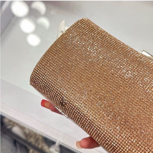 RARE rose gold diamond clutch bag - Picture 5 of 6